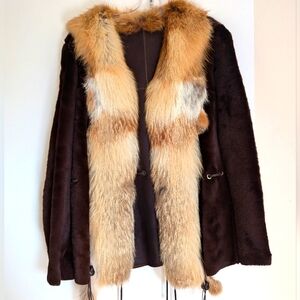 Fox Leather Coat